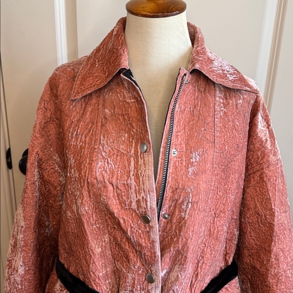 Tory Burch Velvet Anorak in Holiday Rose - Picture 4 of 16